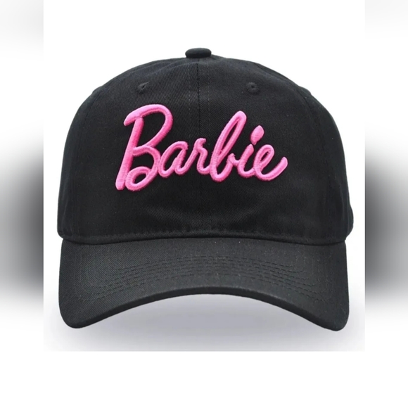 unbranded Accessories - HAT BARBIE CAP WOMEN'S Black Baseball Adjustable New